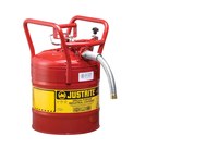image of Justrite Accuflow Safety Can 7350130 - Red - 14085