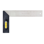 image of Milwaukee Polycast Silver Stainless Steel Try Square - 8 in Length - 2 in Wide - 120M