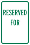 image of Brady B-959 Aluminum Rectangle White Parking Restriction, Permission & Information Sign - 12 in Width x 18 in Height - Reflective - 115573