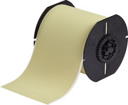 image of Brady UltraTemp B30C-4000-724 Product ID Label Roll - 4 in x 130 ft - Polyimide - Matte Amber - B-724 - 54258