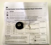image of 3M File Belt Arm #28370 Repair Kit 30668
