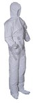 image of Epic Cleanroom Coveralls 206853-L - Size Large - Polyethylene/Polypropylene - ISO Class 6 - White