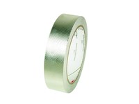 image of 3M 1345 Silver Tin-Plated Copper Tape - 1 in Width x 18 yd Length - 4 mil Total Thickness - 49501