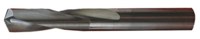 image of Bassett DRS #56 Stub Length Drill - 4-Facet 135° Point - 0.375 in Spiral Flute - Right Hand Cut - 1.5 in Overall Length - Carbide - 0.0465 in Shank - B36056