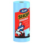 image of Scott 75130 Shop Towel - 55 Sheets Towels - 10.4 in x 11 in - Blue