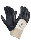 image of Ansell Edge 40-400 Gray 9 Knit Work Gloves - Nitrile Foam Palm Only Coating - 218713