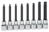 image of Williams JHW31947 Bit Socket - 3/8 in Ball Tip Hex Drive - Long - 32741