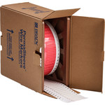 image of Brady Permasleeve HX-125-150-WT Die-Cut Printer Sleeve - 1.496 in x 0.244 in - Polyolefin - White - B-7642 - 81795