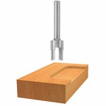 image of Bosch 1/2 in Router Bit 85159 - Carbide Tipped - 2 Flute - 1/4 in Shank