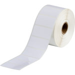 image of Brady THT-17-423-1.5-SC Die-Cut Printer Label Roll - 2 in x 1 in - Polyester - White - B-423 - 92085