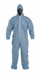 image of Dupont Chemical-Resistant Coveralls TM127S BU TM127SBU4X002500 - Size 4XL - Blue - TM127S 4X
