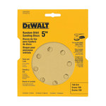 image of Dewalt A/O Aluminum Oxide AO Hook & Loop Disc - Paper Backing - 80 Grit - 5 in Diameter - 43015