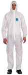 image of Ansell Microchem AlphaTec Chemical-Resistant Coverall 68-1800 WH18-B-92-107-03 - Size Medium - White - 62606