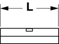 image of 3M Scotchlok MU14BCHTK Blue Butted Non-Insulated Butted Butt Connector - 0.56 in Length - 0.09 in Inside Diameter - 01761