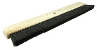 image of Weiler 792 Cement Finishing Brush Head - Horsehair - 24 in - Black - 79255
