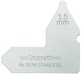 image of Starrett Steel Radius Gauge 167M-1 1/2