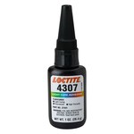 image of Loctite Flash Cure 4307 Cyanoacrylate Adhesive - 1 oz Bottle - 37441, IDH:487920