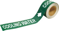 image of Brady Pipe Markers-To-Go 20424 Self-Adhesive Pipe Marker - Plastic - Green - B-736