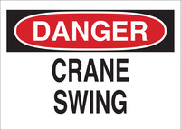 image of Brady B-302 Polyester Rectangle White Equipment Safety Sign - 10 in Width x 7 in Height - Laminated - 85925