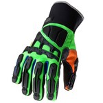 image of Ergodyne Proflex 925F(x)WP High-Visibility Lime Large Cold Condition Gloves - Thinsulate Insulation - 16194