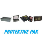 image of Protektive Pak ESD / Anti-Static Reel Storage Container - 18 in Length - 4 in Wide - 37132