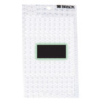image of Brady 3010-DSH Punctuation Label - Black on Silver - 2 1/2 in x 3 1/2 in - B-309 - 03396