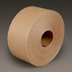 image of 3M 6146 Brown Water Activated Tape - 6 in Width x 4500 ft Length - 5.9 mil Thick - 64618