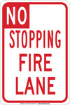 image of Brady B-555 Aluminum Rectangle Stop Signs, Traffic Control Signs & Banners Sign - 12 in Width x 18 in Height - 129633