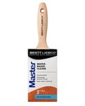 image of Bestt Liebco Master Water Based Clears Brush, Flat, Polyester Material & 3 in Width - 75655