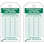 image of Brady 86560 Green on White Polyester General Inspection General Inspection Tag - 3 in Width - 5 3/4 in Height - B-851