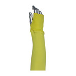 image of PIP Kut Gard Cut-Resistant Arm Sleeve 10-KAM 10-KAM16 - Size 16 in - Yellow - 15147
