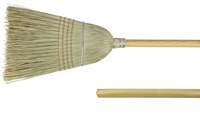 image of Weiler 440 Upright Broom - Corn & Fiber - 57 in - Yellow - 44008