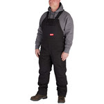 image of Milwaukee FREEFLEX Bib Overall 262B-LR - Size Large - Black - 80916