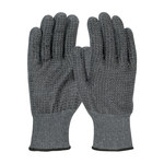 image of PIP Kut Gard 08-KAB750PDD Gray XL Cut-Resistant Gloves - ANSI A4 Cut Resistance - PVC Dotted Palm & Fingers Coating - 08-KAB750PDD/XL