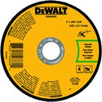 image of Dewalt Cutoff Wheel 26660 - Type 1 (Straight) - 4 in - Silicon Carbide