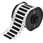 image of Brady PermaSleeve B33D-250-2-344BK Die-Cut Printer Sleeve - 2 in x 0.439 in - Polyolefin - Black - B-344 - 98199