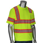 image of PIP High-Visibility Shirt 313-1650 313-1650-LY/L - Hi-Vis Yellow - 38438