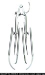 image of Starrett Carpenters and Sheet Metal Workers Extension Divider with Caliper Legs - 4 in (100mm) Length - 85D