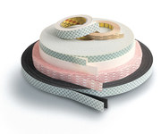 image of 3M Venture Tape 512 Bonding Tape - 3 in Width x 250 yd Length - 0.5 mil Thick - 96183