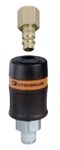 image of Dynabrade Coupler 97575 - 1/4 in Male NPT 1/4 in Female Thread - 1/4 in Body Size