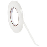 Shipping Supply White Bag Tape - 3/8 in Width x 180 yd Length - 2.4 mil Thick - 15034