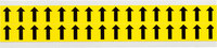 image of Brady 3420-ARO Arrow Marking Label - 9/16 in x 3/4 in - Vinyl Cloth - Black on Yellow - B-498 - 34239