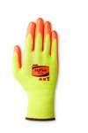 image of Ansell Hyflex 11-515 Orange/Yellow 9 Cut-Resistant Gloves - ANSI-ISEA A5 Cut Resistance - Nitrile Palm & Fingers Coating - 285219