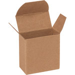 image of Kraft Reverse Tuck Folding Cartons - 0.875 in x 1.8125 in x 1.8125 in - 3210