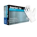 image of Sempermed SemperGuard VPF Clear Large Powder Free Disposable Gloves - Industrial Grade - Smooth Finish - VPF104