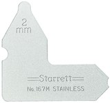image of Starrett Steel Radius Gauge 167M-2