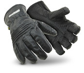 image of HexArmor Hercules NSR 3041 Black 9 SuperFabric Cut and Sewn Cut-Resistant Gloves - ANSI A9 Cut Resistance - Silicone Palm Only Coating
