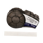image of Brady Workhorse M21-250-430-WT-CL White on Clear Harsh Environment Printer Ribbon - 1/4 in Width - 21 ft Length - 754473-93057