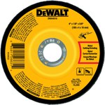 image of Dewalt Cutoff Wheel 26631 - Type 27 (Depressed Center) - 4 in - Aluminum Oxide