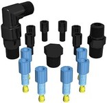 image of Justrite VaporTrap Carboy Adapter Fittings - 697841-18194